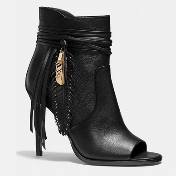 Coach Laurel Mill Leather Bootie - Picture 2 of 10